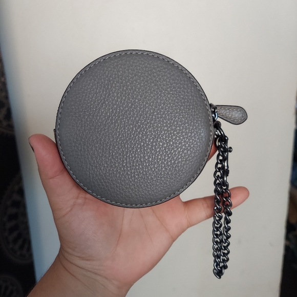 Coach Gray Zodiac Cancer Coin Purse with Crab Design NEW🩶 - Picture 8 of 10